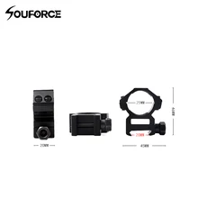 25 мм 1 дюйм " прицел с креплением Вивер кольцевой рейлинг крепление 20 мм Пикатинни для крепеж для светильника прицел охотничьи аксессуары K