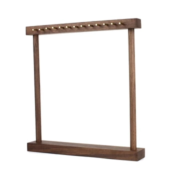 

Solid Wood Earrings Display Holder Necklace Pendant Display Stand Jewelry Display Holder Bracelets Display Rack