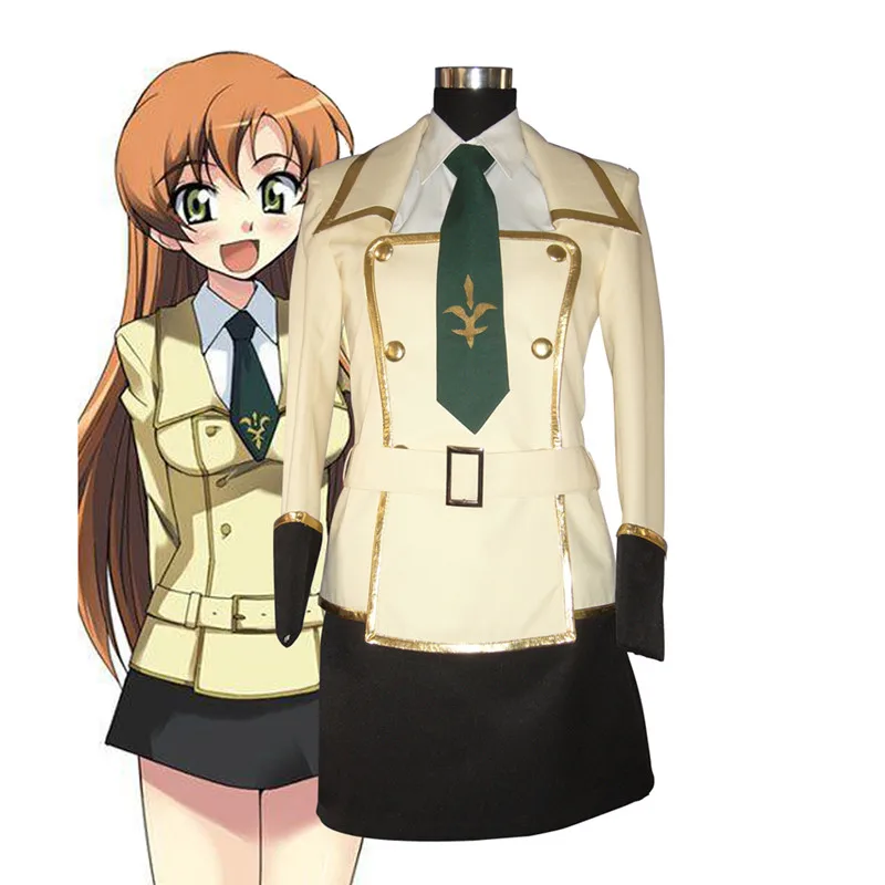 

Code Geass Kallen Cosplay Costume School Uniform Halloween