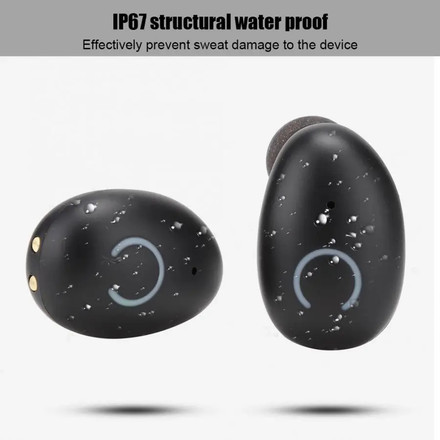  B6 IPX7 Waterproof Bluetooth 5.0+EDR Protocol Smart Earphone Wireless Earbuds Headset Earphones Sup - 4000194194972