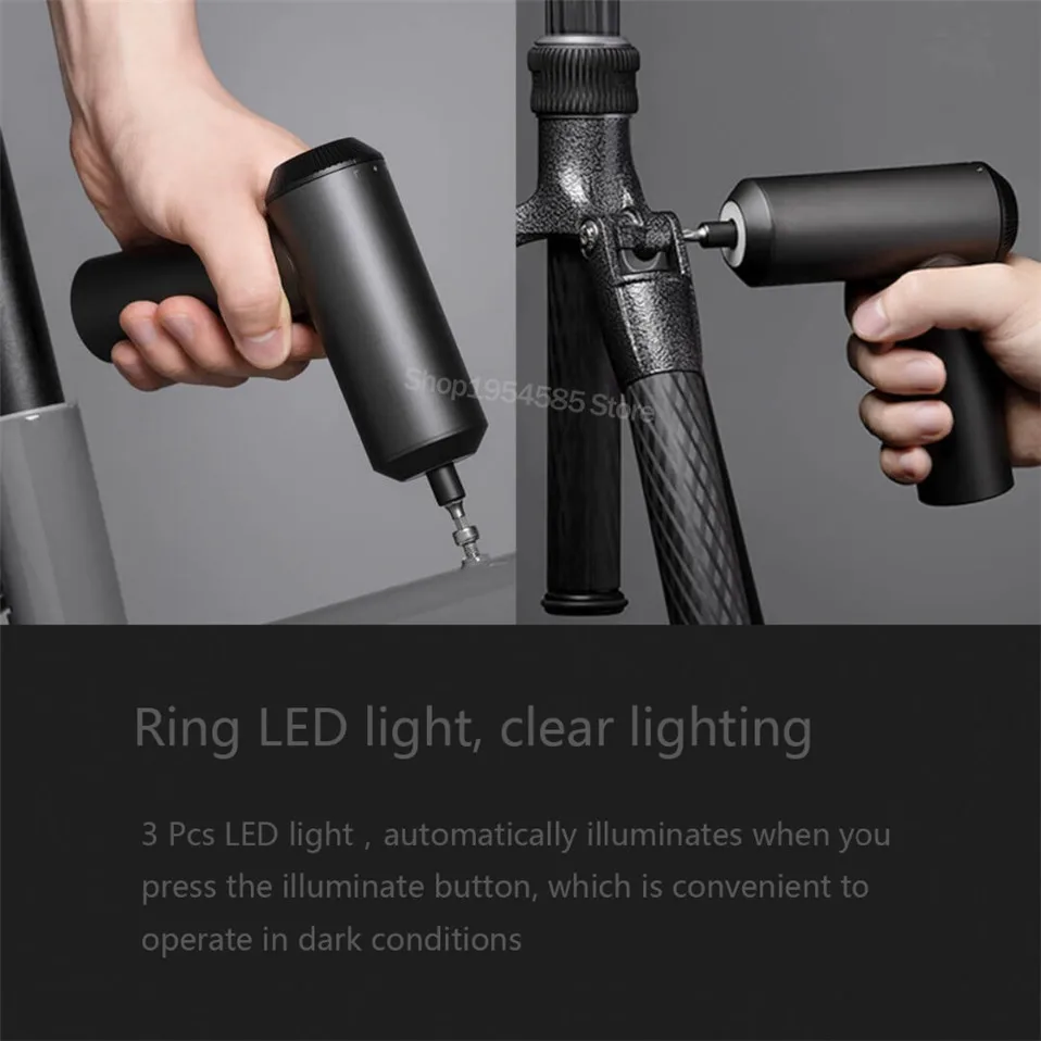 XIAOMI Mijia электрическая отвертка MJDDLSD001QW 3,6 V 2000mAh Li-Ion 5N. m аккумуляторная отвертка с 12 шт. S2 винтами
