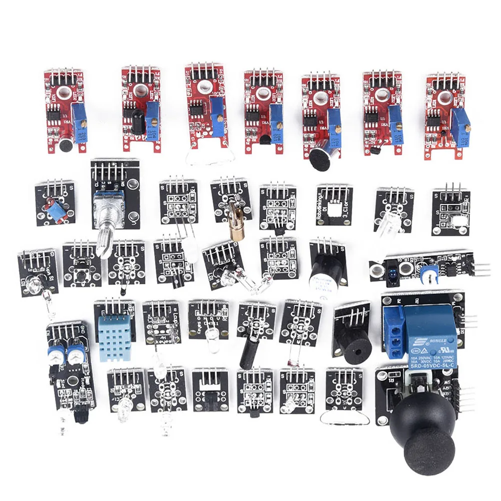 37/45 шт сенсорные модули стартовый набор кодировщика для Arduino Raspberry Pi образование