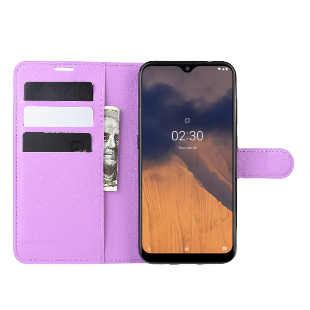 Для Nokia 2,3 Чехол кошелек из искусственной кожи чехол s для Nokia 2,3 откидной Чехол с подставкой слот для карт функциональный чехол для телефона