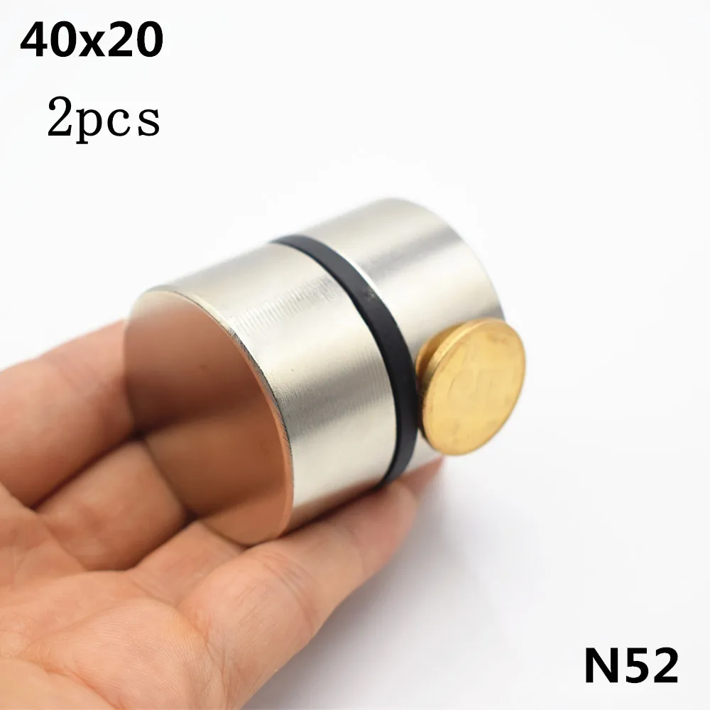 Neodymium Magnets Round N52/N40 Powerful Permanent D40-70mm Super Strong Rare Earth NdFeB