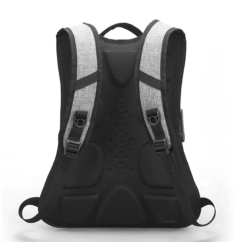  Shoulder Creative-Backpack Men's Bag MEN'S Backpack Computer Bag USB School Bag Password Lock Theft - 10000001590231