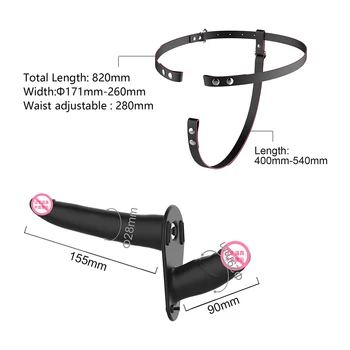 Lesbian Strapon Realistic Dildo Pants for Women Strap On Double Dildos Penis Vibrator Harness Belt Vibrating Panties Sex Toys 5