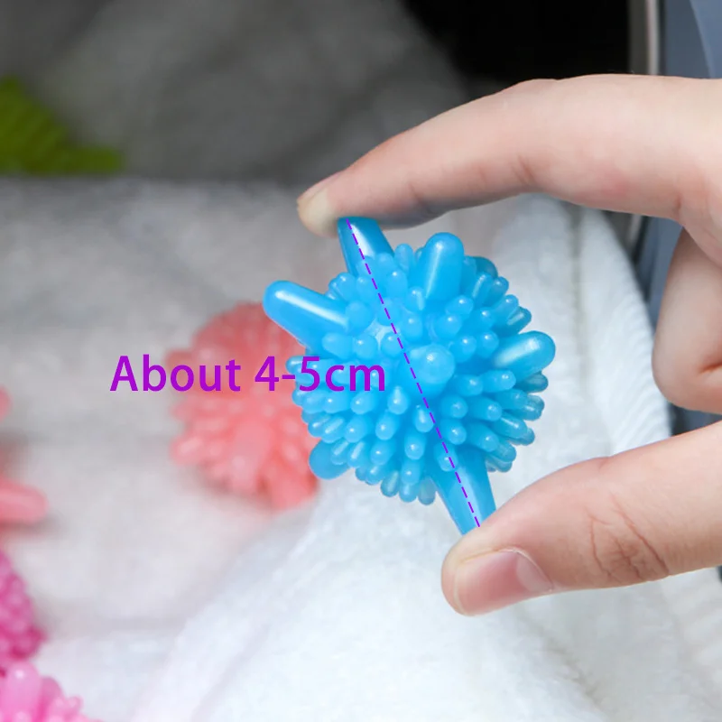 Laundry Ball 5Pcs/Set Magic Laundry Ball Reusable Household Washing Machine Clothes Softener Remove Dirt Clean Starfish Shape PVC Solid New