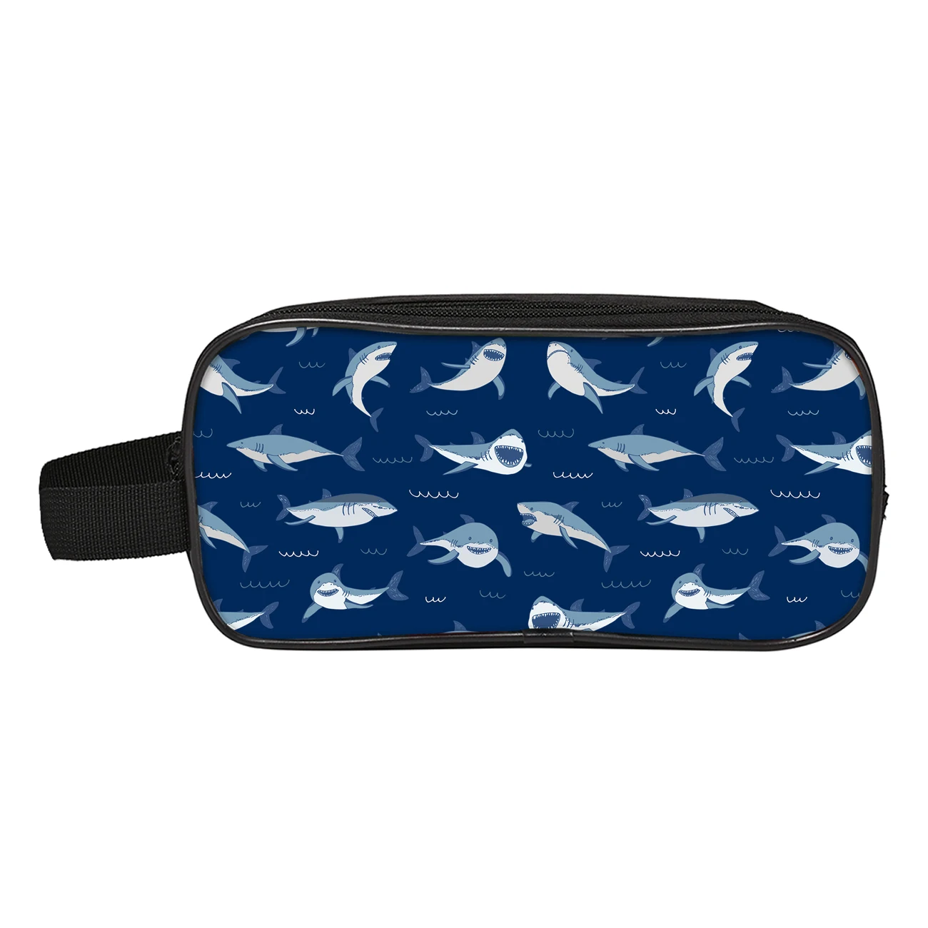 3D Shark Pencil Case Unisex-baby Simple And Practical Creative Bag Suitable For Various | Багаж и сумки