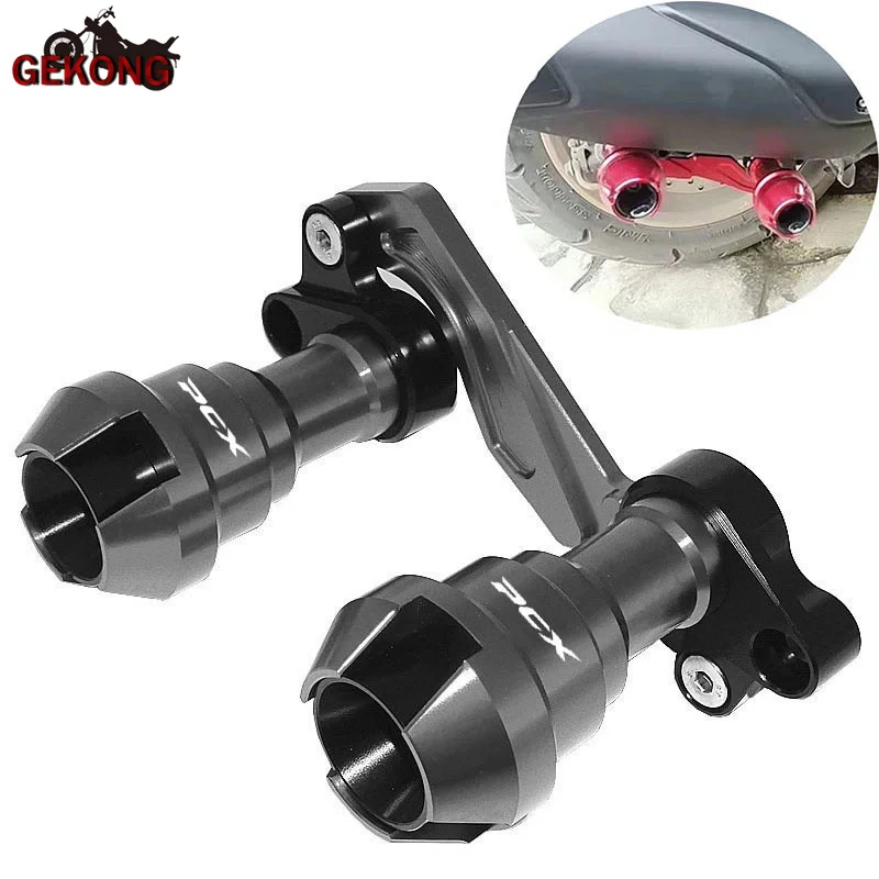 

For Yamaha NMAX155 NMAX 155 accessories Front Fork Wheel Fall Muffler Pipe Frame Protection Frame Slider Anti Crash Protector