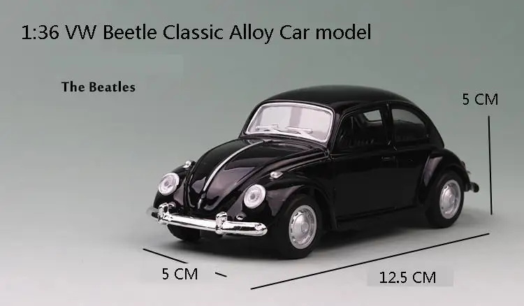 1/36 VW Beetle классические сплава модели автомобилей моделирование отступить металлические игрушки модель автомобиля для выпечки торт