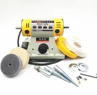 110V/220V 350W Stone Polishing Machine DIY Woodworking Jade Jewelry Dental Bench Lathe Machine Grinding Machine Sanding Tools 1