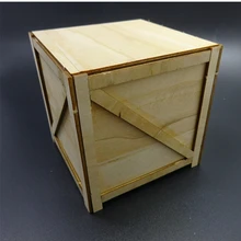 Rc игрушки модели автомобилей моделирование деревянный ящик для 1/14 Масштаб дистанционного управления Игрушечный Грузовик Tamiya тракторный прицеп сценические декорации запчасти