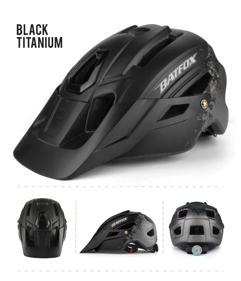 2022 NEW BATFOX Bicycle Helmet women men Adult helmet fox mtb Intergrally-molded Mountain bike helmet