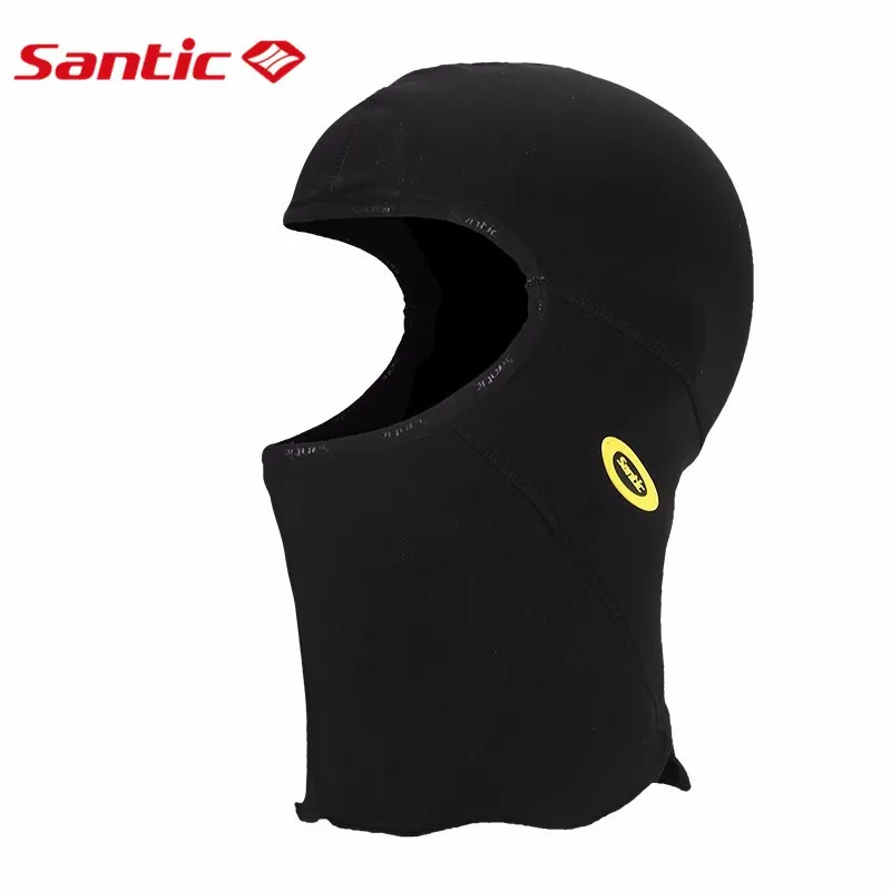 Santic зимняя сохраняющая тепло велосипедная маска для лица Лыжная Шапка ветрозащитная термо-шарф щит сноуборд шляпа Открытый Скейт велосипедный головной убор