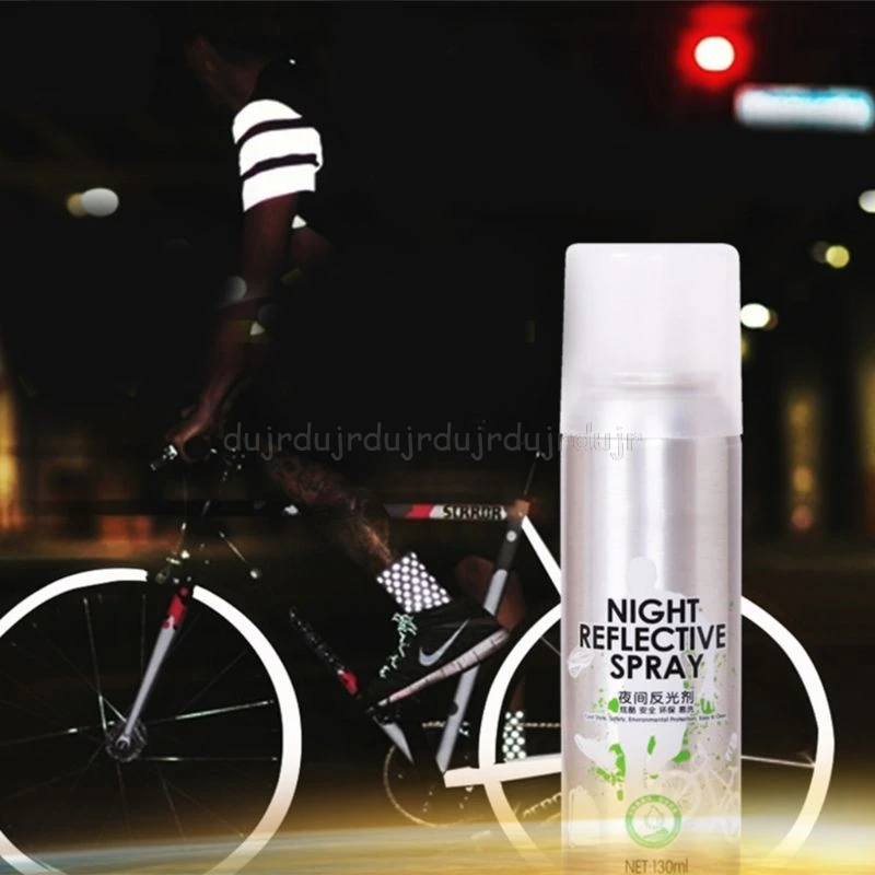 Ночной светоотражающий спрей бегущий велосипед флуоресцентная краска анти аварийный знак безопасности наружные инструменты Au28 19 Прямая поставка
