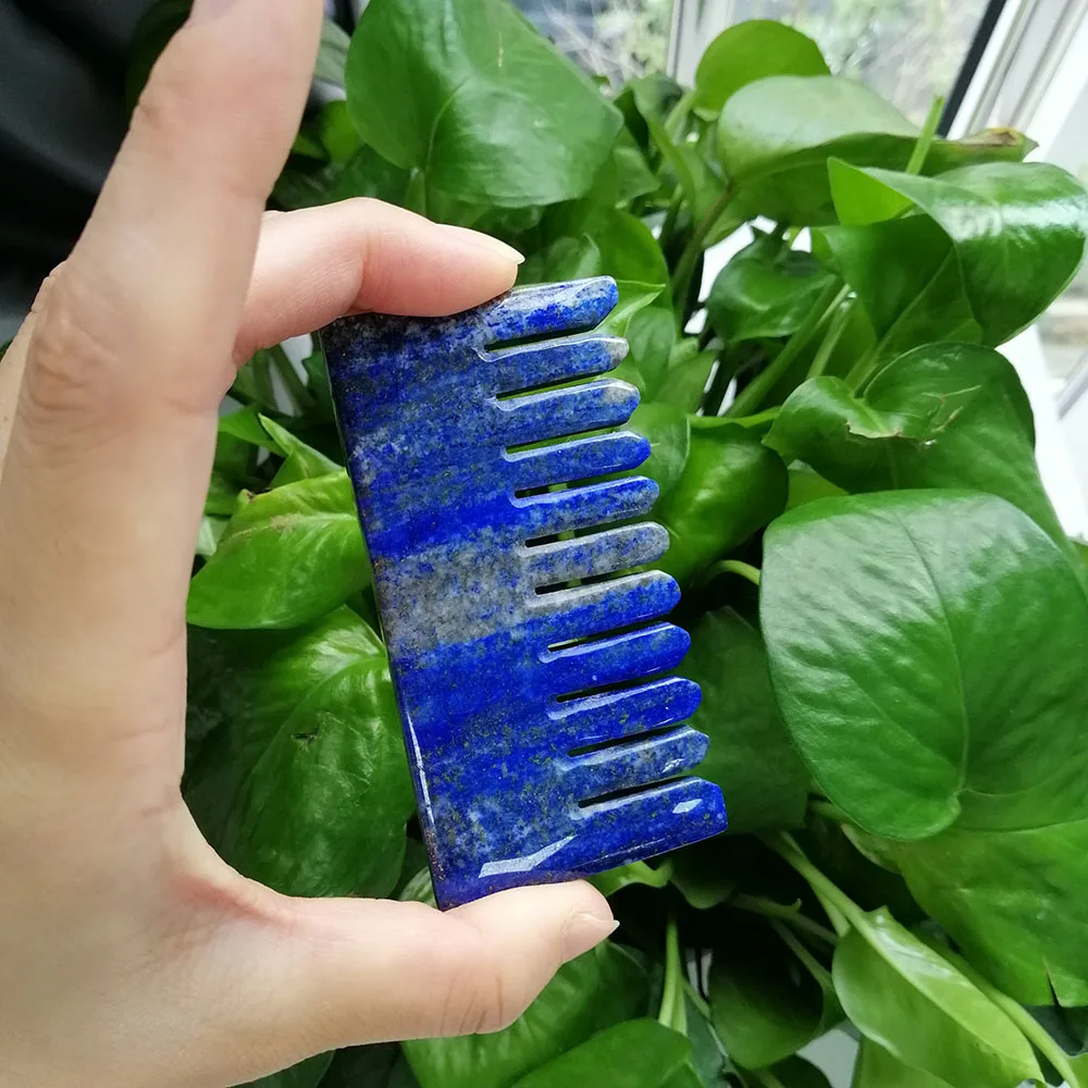 Высокое качество натуральный Comb Расческа форма камня ручной работы для подарка и домашнего декора ZT