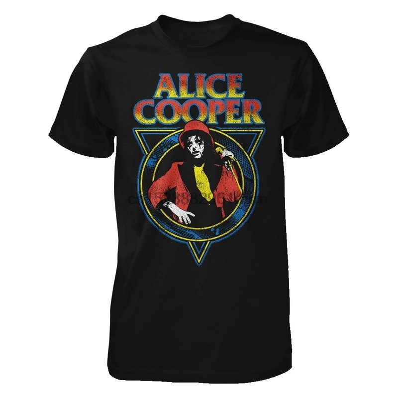 Мужская черная футболка с логотипом Alice Cooper 5240 |