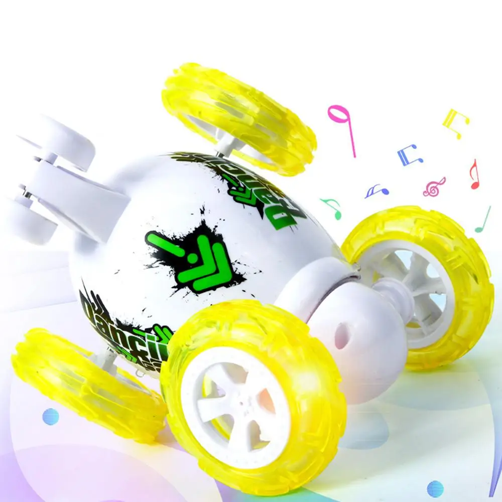 Радиоуправляемая машина 360 спиннинг и переворачивание дистанционное управление трюковая машина со светодиодной вспышкой и музыкой для детей грузовик игрушки для детей Радиоуправляемый автомобиль