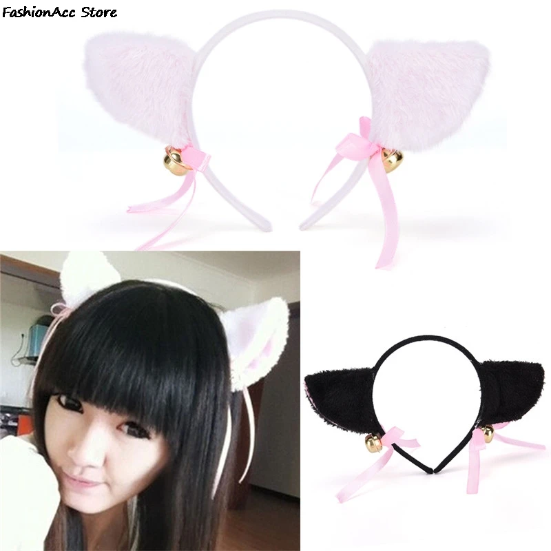 1 Pcs Lovely Night Party Club Bar Decorate Headbands Plush Cat Fox Fur Ear Hairband Girls Anime Cosplay Costume Hairwear |