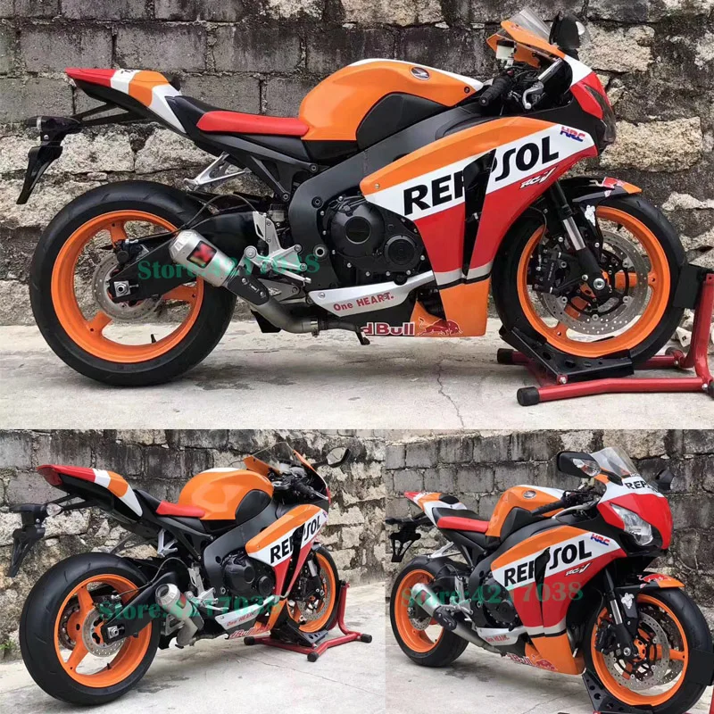 Слипоны для Honda CBR1000 2008- мотоциклетная гоночная выхлопная труба модифицированный мото Глушитель со средней соединительной трубкой