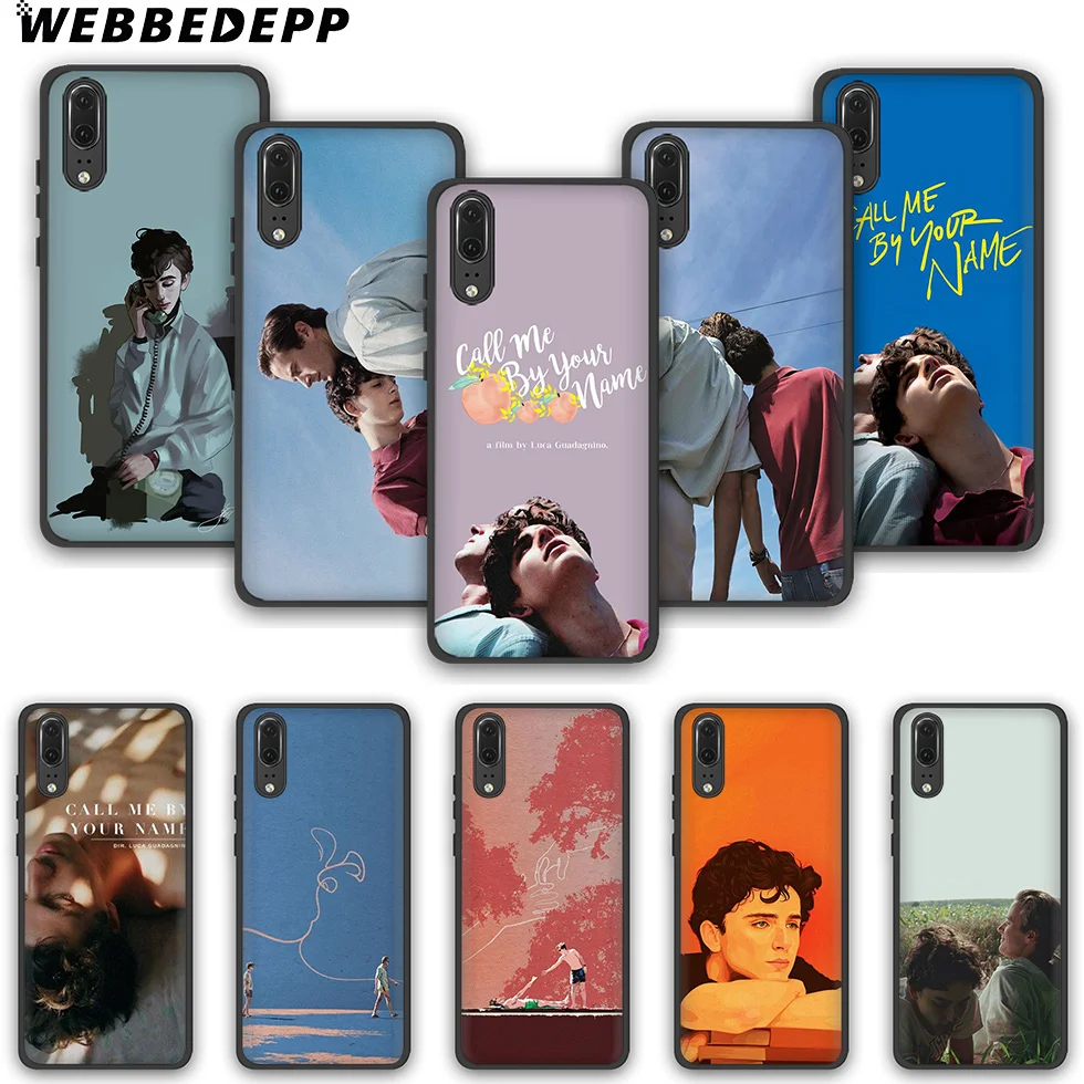 WEBBEDEPP Call Me By Your Name TPU phone case for Huawei P10 P20 P30 Lite Pro Y6 Y7 prime 2018 Y9 2019 |