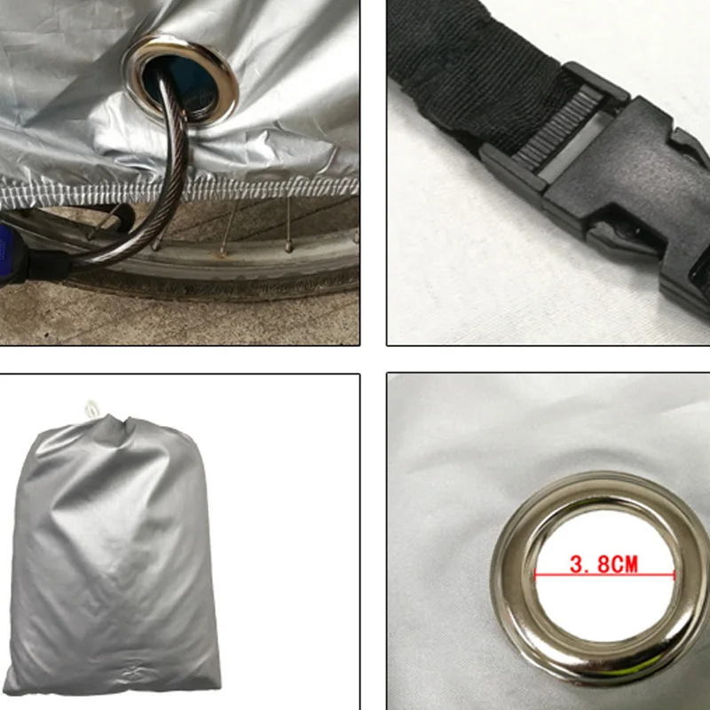Bicycle Cover Bicycle Rain Snow Dust Sun Protection Motorcycle Waterproof Uv Protection