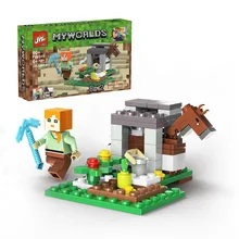 Minecraft – jeu de périphérique créatif Steve, jouet de poupée mobile, bloc de construction assemblé, ornement, cadeau d'anniversaire