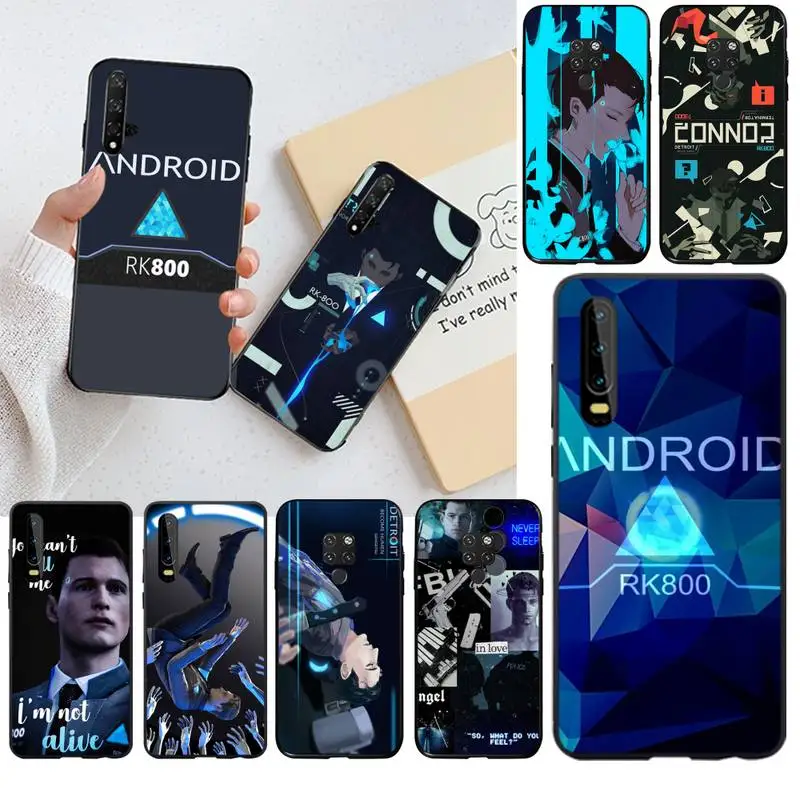 Детройт стать человеком RK800 чехол для телефона Huawei P40 P30 P20 lite Pro Mate 30 20 P Smart 2020 prime |