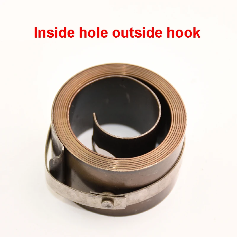 

1PCS Clockwork Spring Milling/Drilling Machine Spring Inside Hole Outside Hook Width 19 22 25 30 10mm