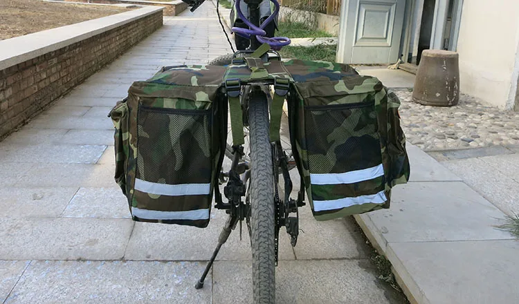 Back Seat Pack Mountain Bike Large-Volume Rides Luggage Waterproof After Rack Bag Bicycle Saddle Box Support Camel Bag Equipment