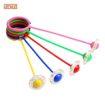 

New скакалка Glowing Bouncing Balls One Foot Flashing Skip Ball Jump Ropes Sports Children Fitness Playing Fun Entertainment Toy