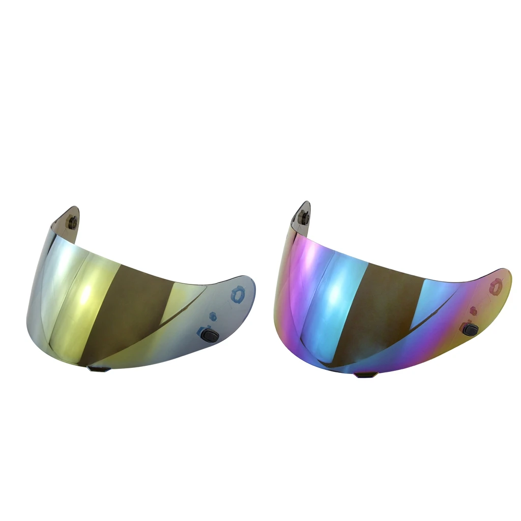 2 Pieces Motocross Adult Helmet Shield Colorful Lens Anti-UV for HJC HJ-09 CL-15 CL-17