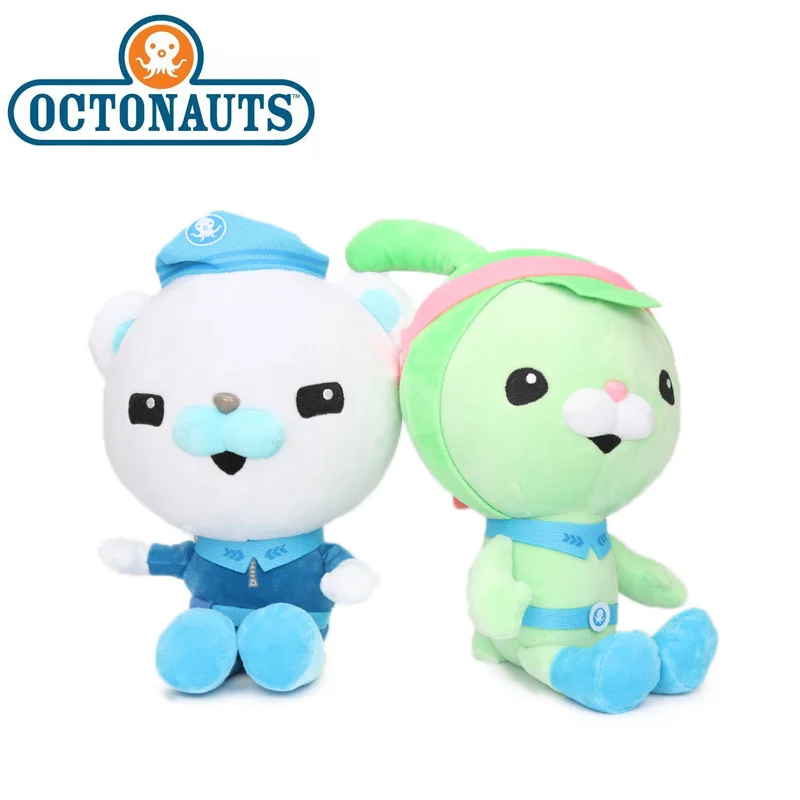 Набор из 2 игрушек Octonauts плюшевые 25 см Barnacles Kwazii песо Tweak Shellington плюшевые игрушки мягкие животные рождественские подарки, куклы
