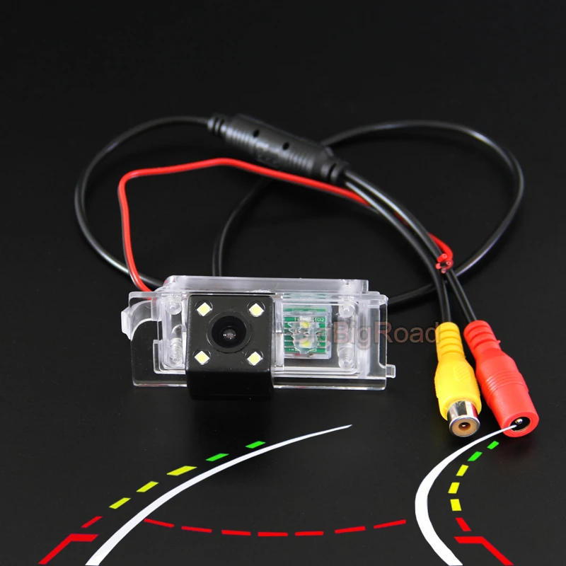 

BigBigRoad Car Intelligent Dynamic Track Rear View Parking CCD Camera For Haima Family 3 Haima M3 Night Vision Waterproof