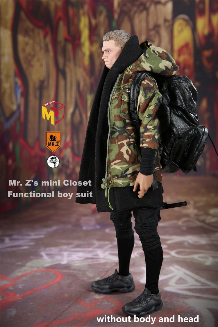 Модель MCC011 1/6 MCCToys x Mr. Z's Mini Closet, функциональный костюм для мальчиков, набор мужской одежды с фигуркой, модель аксессуара для тела 12 дюймов