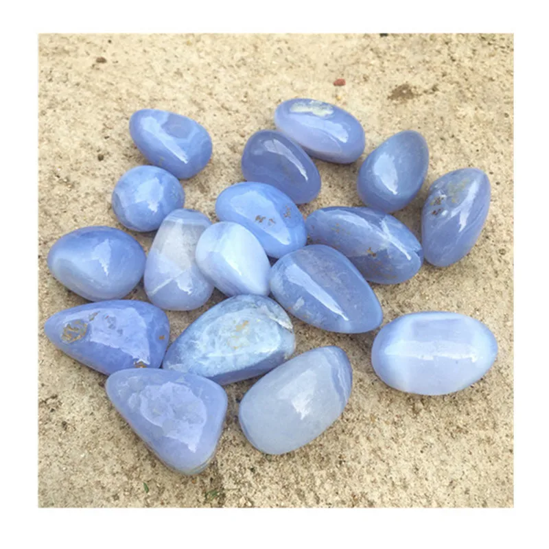 loose Gemstone Natural blue lace agate Gemstone For making Jewelry AAA Top Grade Quality hand Polished DIY Supplies 74 Carats