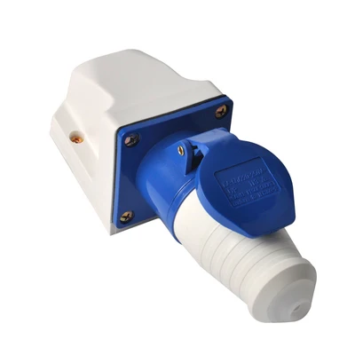 16A Industrial Plug And Socket Waterproof Connector 3PIN 4PIN 5PIN IP44 Waterproof Electrical Connection Wall Mount Socket