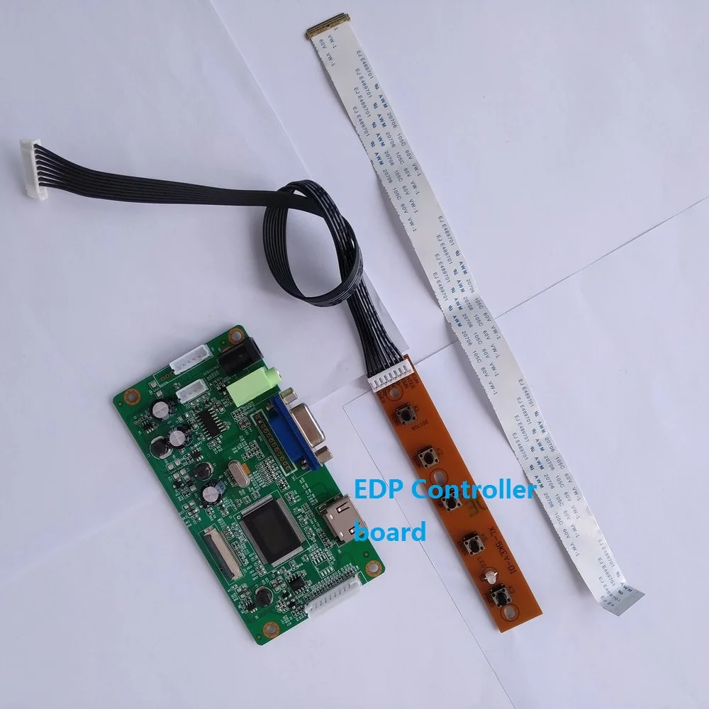 Для NV156FHM-T00 экран дисплей драйвер для самостоятельной сборки плата контроллера комплект VGA 15," 1920X1080 40Pin монитор lcd EDP