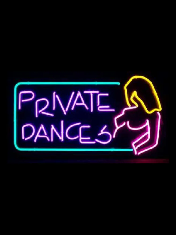 Neon Sign Private Dance neon sign Beer Bar club Handcrafted love advertise for ROOM window bedroom custom Iconic Art |