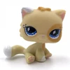 LPS кошка из коллекции pet shop, игрушки, старые оригинальные сиамские кошки #521, желтая оранжевая персидская кошка, милые голубые глаза, котенок д... ► Фото 1/3