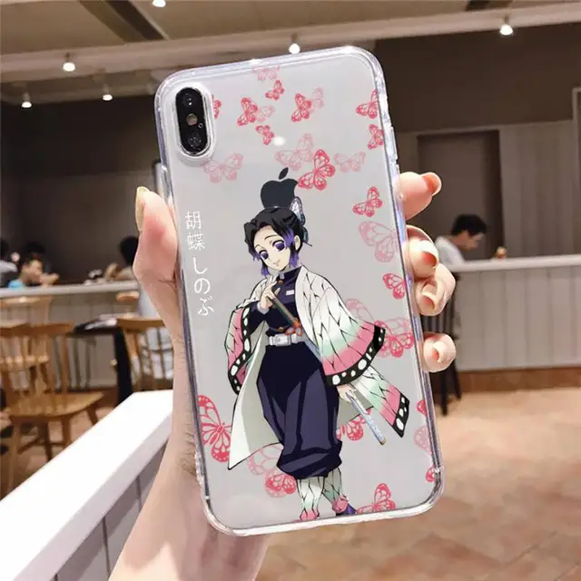 Kamado Nezuko Kimetsu No Yaiba Demon Slayer Phone Case Transparent For iphone se 6 6s 7 8 11 12 13 plus mini x xs xr pro max a16