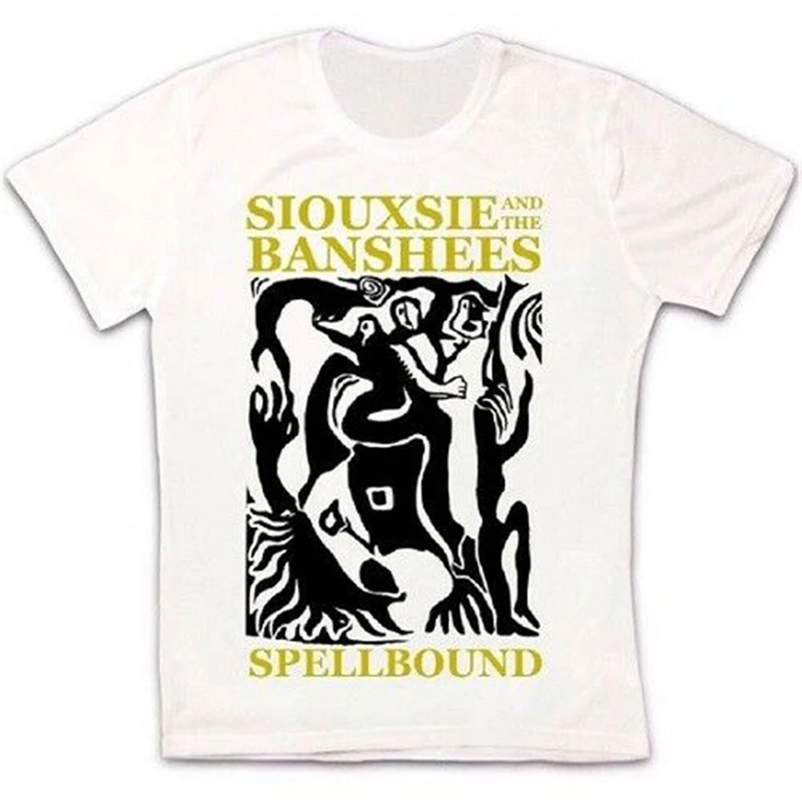 Siouxsie And The Banshees Spellbound 80s Post панк ретро унисекс футболка 1162 модная Классическая