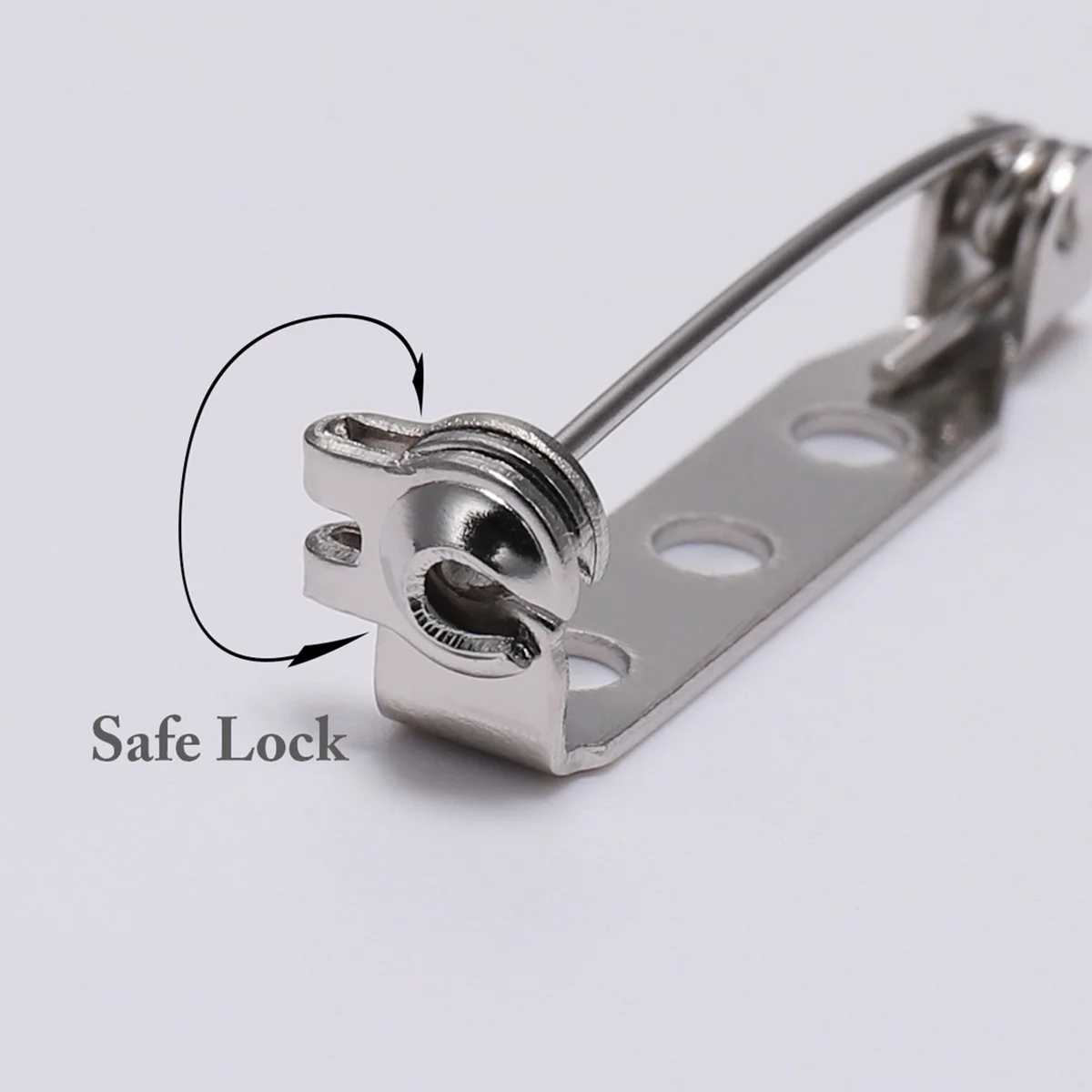 20 Stück 20 25 32 mm vergoldete Brosche Clip Basis Pins Blank Safe Lock Brosche Pin Basis für DIY Schmuckherstellung Zubehör Großhandel – Detail 5