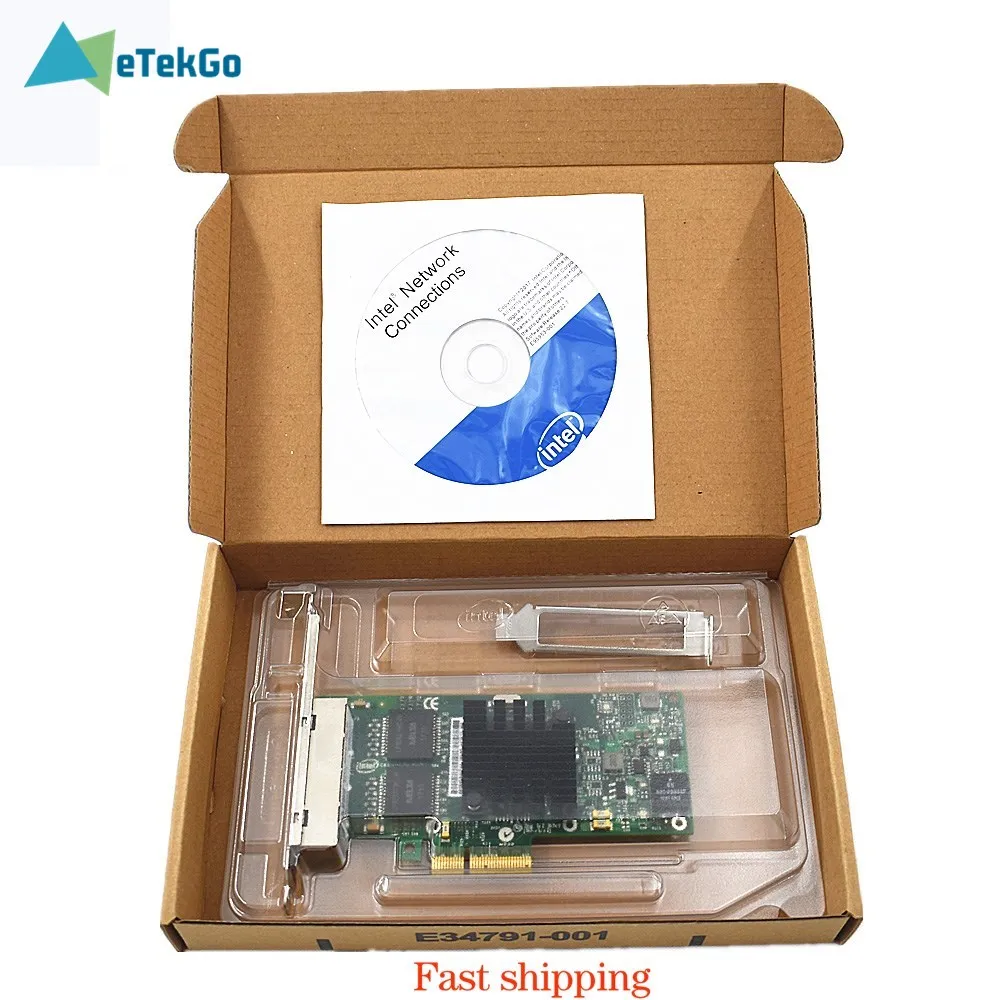 Сетевая карта для сервера FANMI I350 T4 4 порта Gigabit Ethernet PCI Express X4 intel I350AM4|3G модемы| |