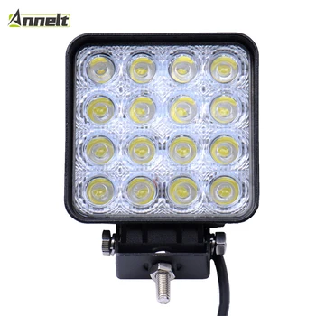 

12W LED Work Light Off-road Vehicle Backup Lamp 12-80V Flood Light Waterproof IP67 Car Headlight Bumper, Roof Rack Spotlights