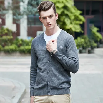 

Men 2020 New Style for Autumn Winter Thin Sweater Young Male Europe Long-Sleeved Casual Smile Cardigan Coat Sweater Men Sweater