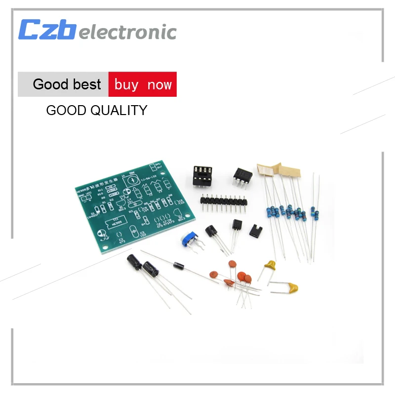 

Multi-Channel NE555 Waveform Generator Module Sine Triangle Square Wave DIY Kits