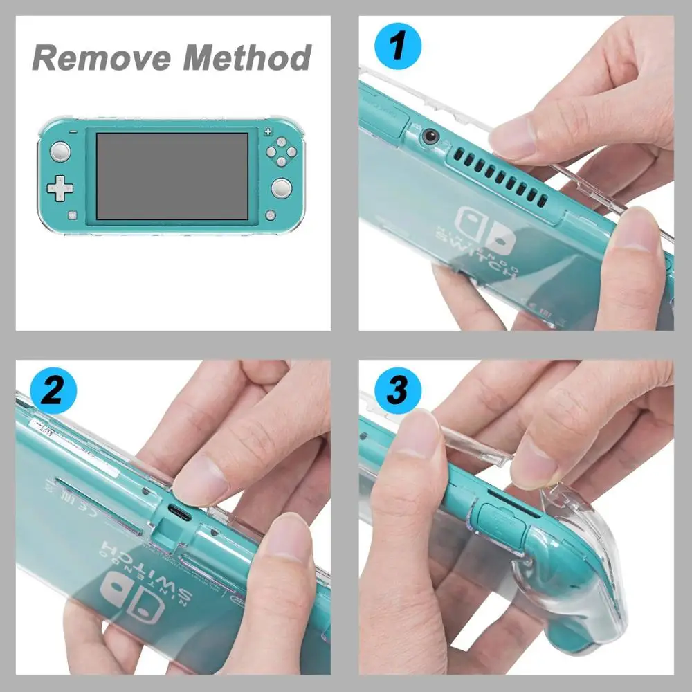 Жесткий защитный чехол для nintendo Switch Lite чехол противоударный Задний Передний защитный чехол s для NS Mini консоли
