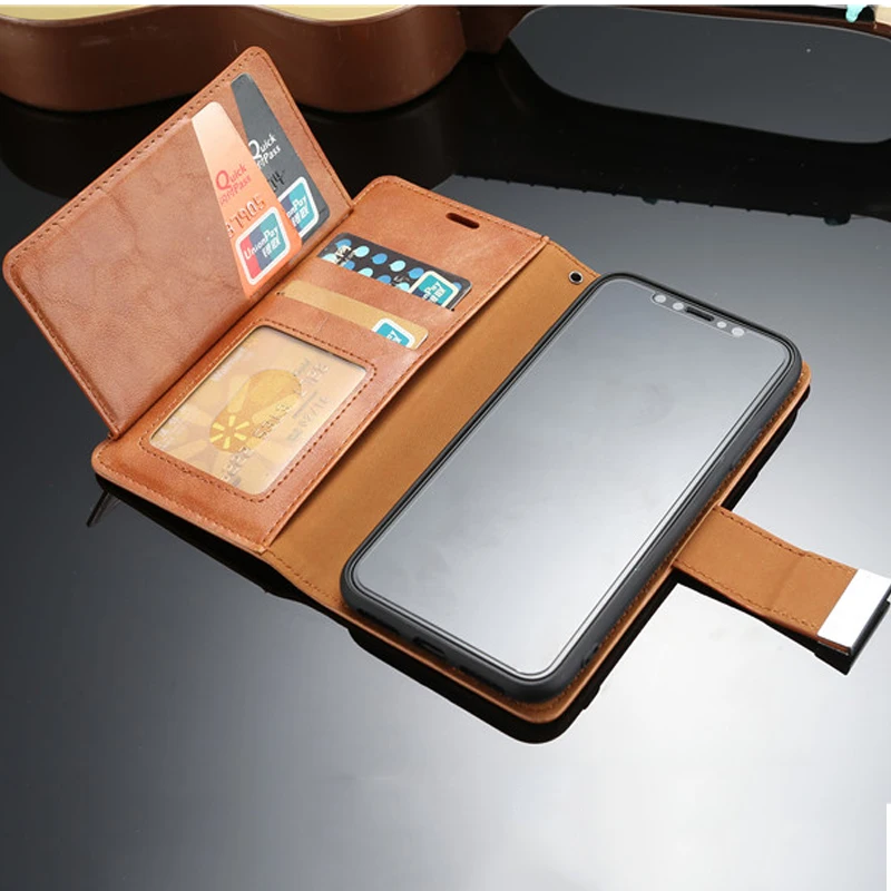 Кожаный чехол-бумажник Tikitaka для iPhone 8, 8 Plus, X, XS, Max, 6, 6 S, Твердый чехол с откидной крышкой для iPhone 7, 7 Plus, XR, XS, 6 Plus