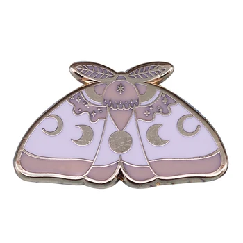 

Moth Enamel Pin Needle Minder Witch pin Witchcraft brooch